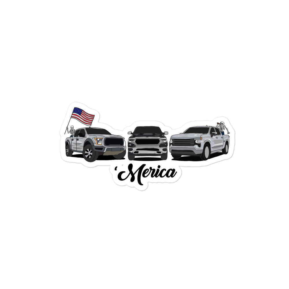 MERICA TRUCK- STICKER