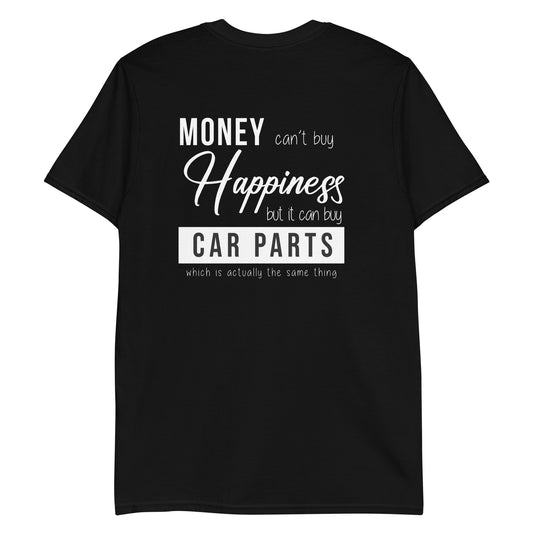 HAPPINESS IS CAR PARTS- TEE